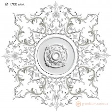 Наборная розетка из гипса Нр-инд. 5 диаметр 1700 мм