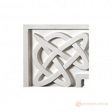 Декоративный угол из гипса у-62 h114х114