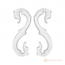 Декоративный угол из гипса у-4 h130 мм