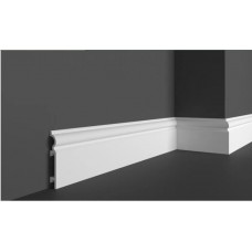 Напольный плинтус с гладким профилем Grand decor HCR 513