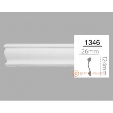 Напольный плинтус с гладким профилем Home Decor 1346 (2,44м)