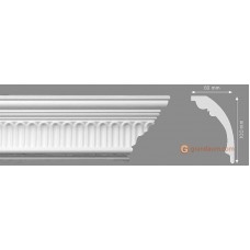 Потолочный плинтус с орнаментом, багет Homestar Selina 60*100ММ