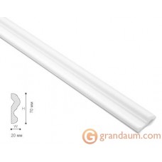 Потолочный плинтус с гладким профилем NMC LX70