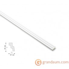 Потолочный плинтус с гладким профилем NMC MC