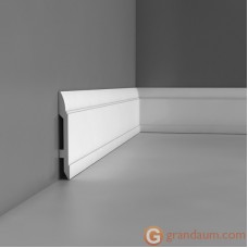 Напольный плинтус с гладким профилем Orac Decor SX104