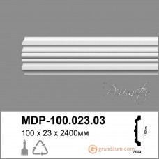 Лепнина Perimeter DP молдинг с гладким профилем MDP-100.023.03 240см