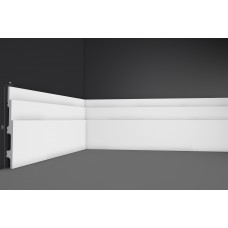 Напольный плинтус с гладким профилем Perimeter SB-120.014.12