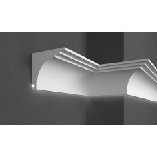 Карниз фасадный для скрытого освещения Prestige decor KC 305LED (2.00м)
