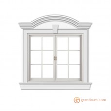 Обрамление окон для фасада решение 5