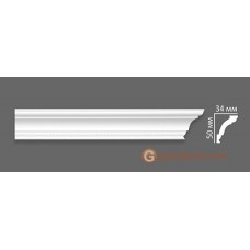 Потолочный плинтус, багет Villa Deco 07 G 34*50MM