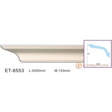 Карниз с гладким профилем Vip decor ET-8553