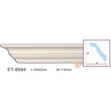 Карниз с гладким профилем Vip decor ET-8594